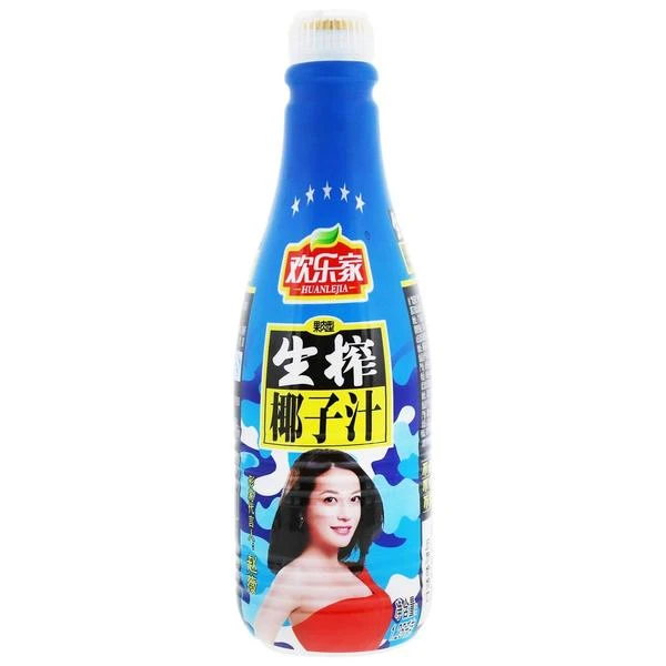 欢乐家 生榨椰子汁饮料 1.25kg/瓶