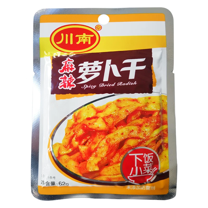 川南麻辣萝卜干62g