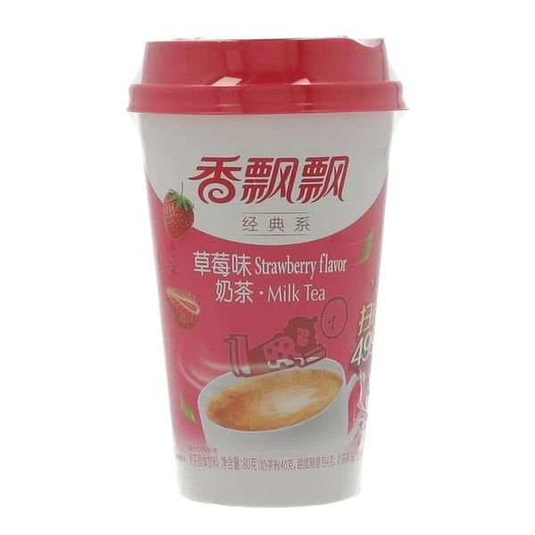 香飘飘 草莓味奶茶 80g/瓶