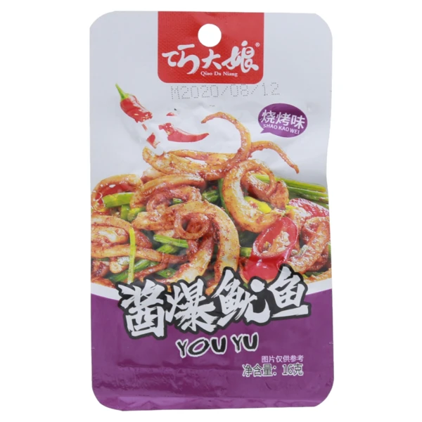 巧大娘 酱爆鱿鱼麻辣味 16g/袋