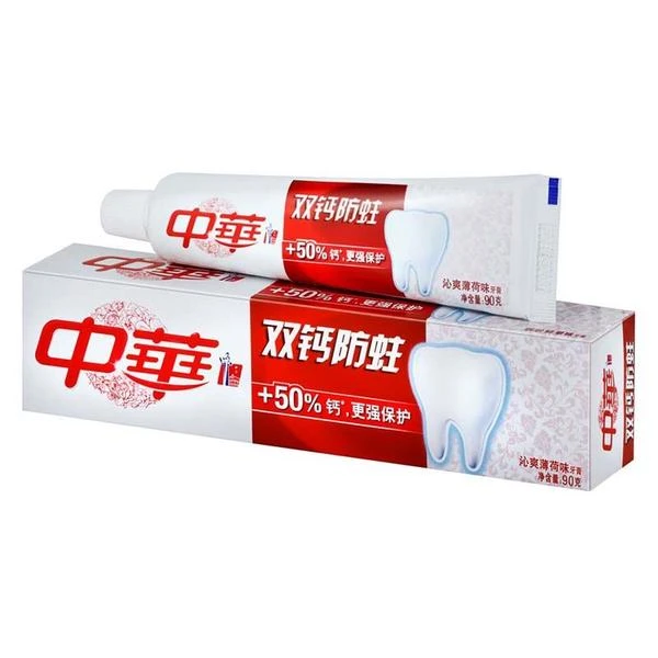 中华 双钙防蛀黑芝麻薄荷牙膏 90g/支