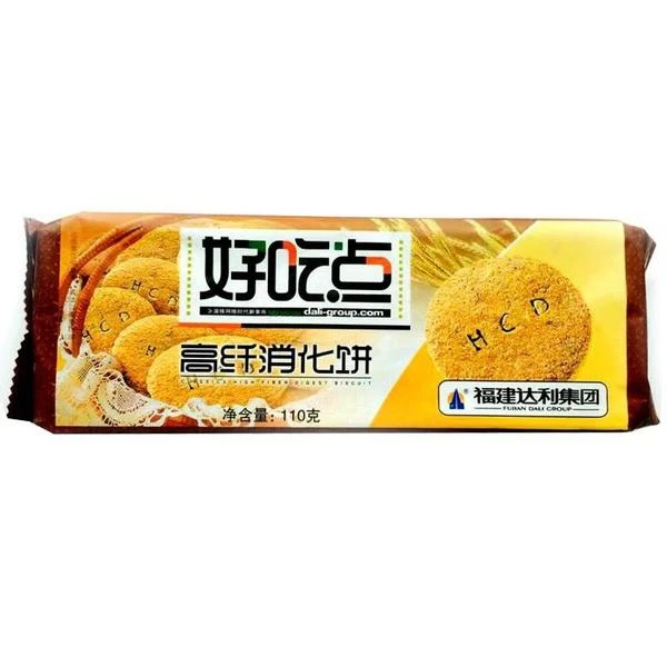 好吃点 高纤消化饼 110g/袋