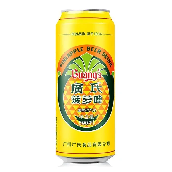 广氏 菠萝啤果味饮料 500ml/罐