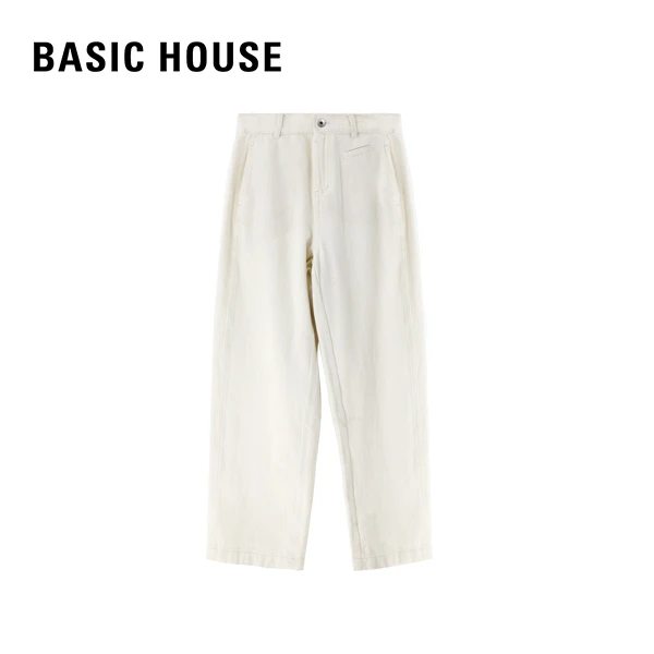 Basic House/百家好24新款休闲百搭直筒裤 B0823B54342-YS