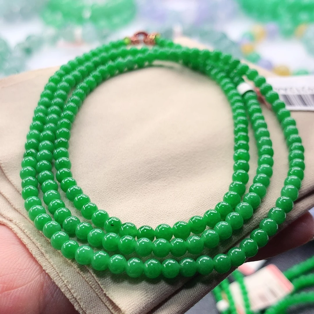 翡翠手链未镶嵌卡3.6mm