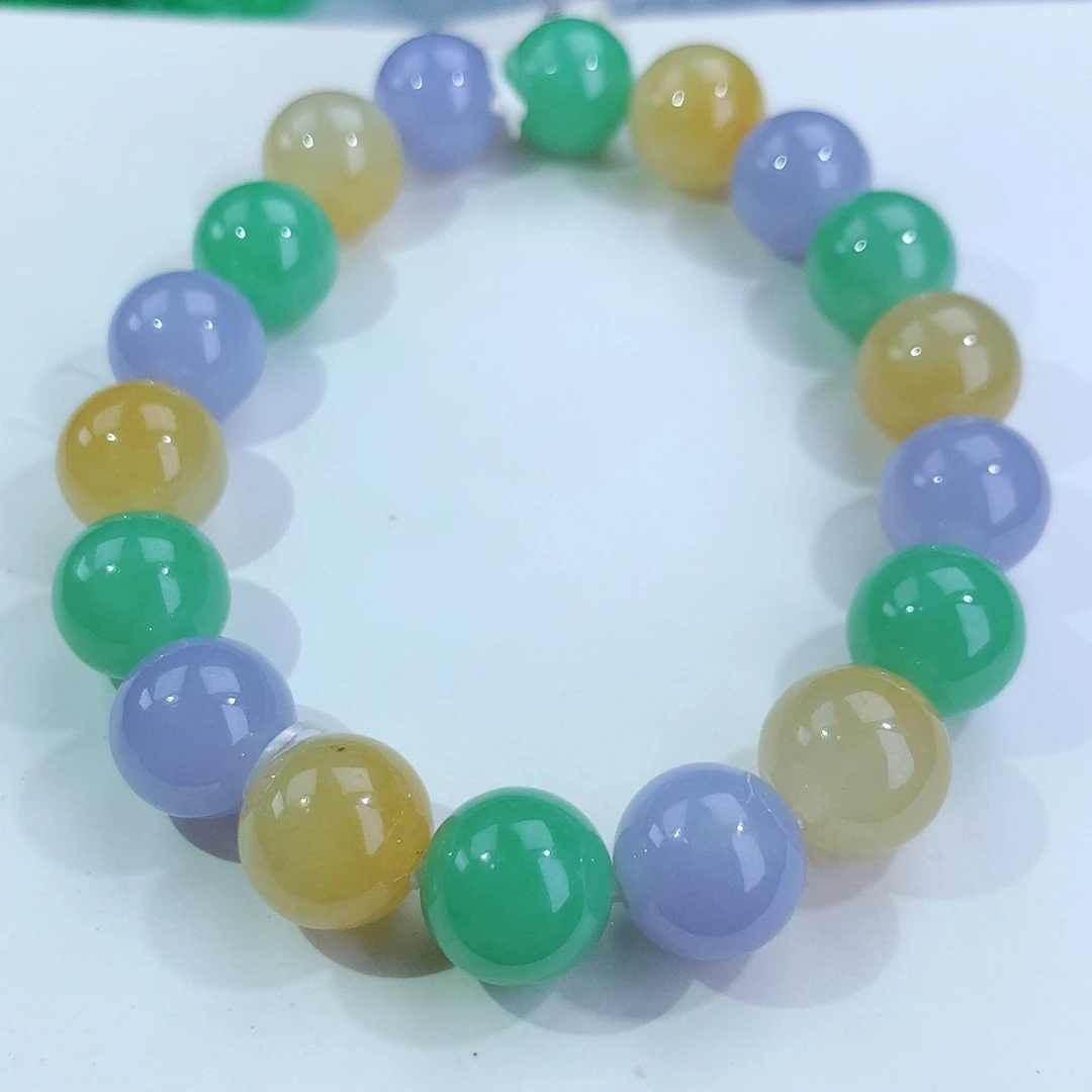 翡翠手链未镶嵌卡11mm