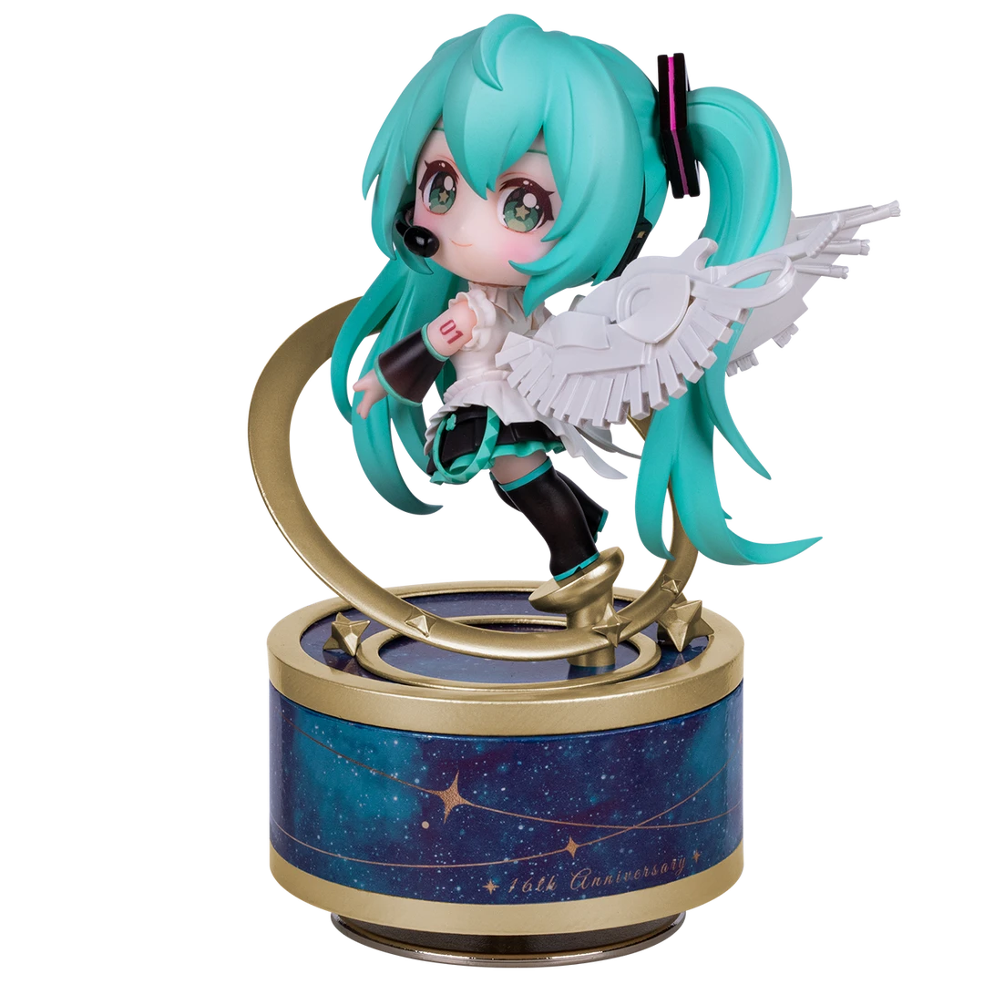 【直播现货】哔哩 擎苍 VOCALOID 初音未来 16周年 八音盒 Q版手办