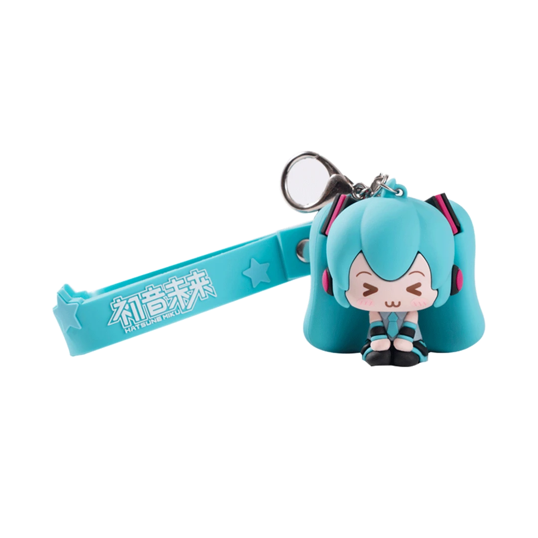 【bilibili潮玩直播预售】moeyuVOCALOI初音未来眯眯眼立体软胶挂件