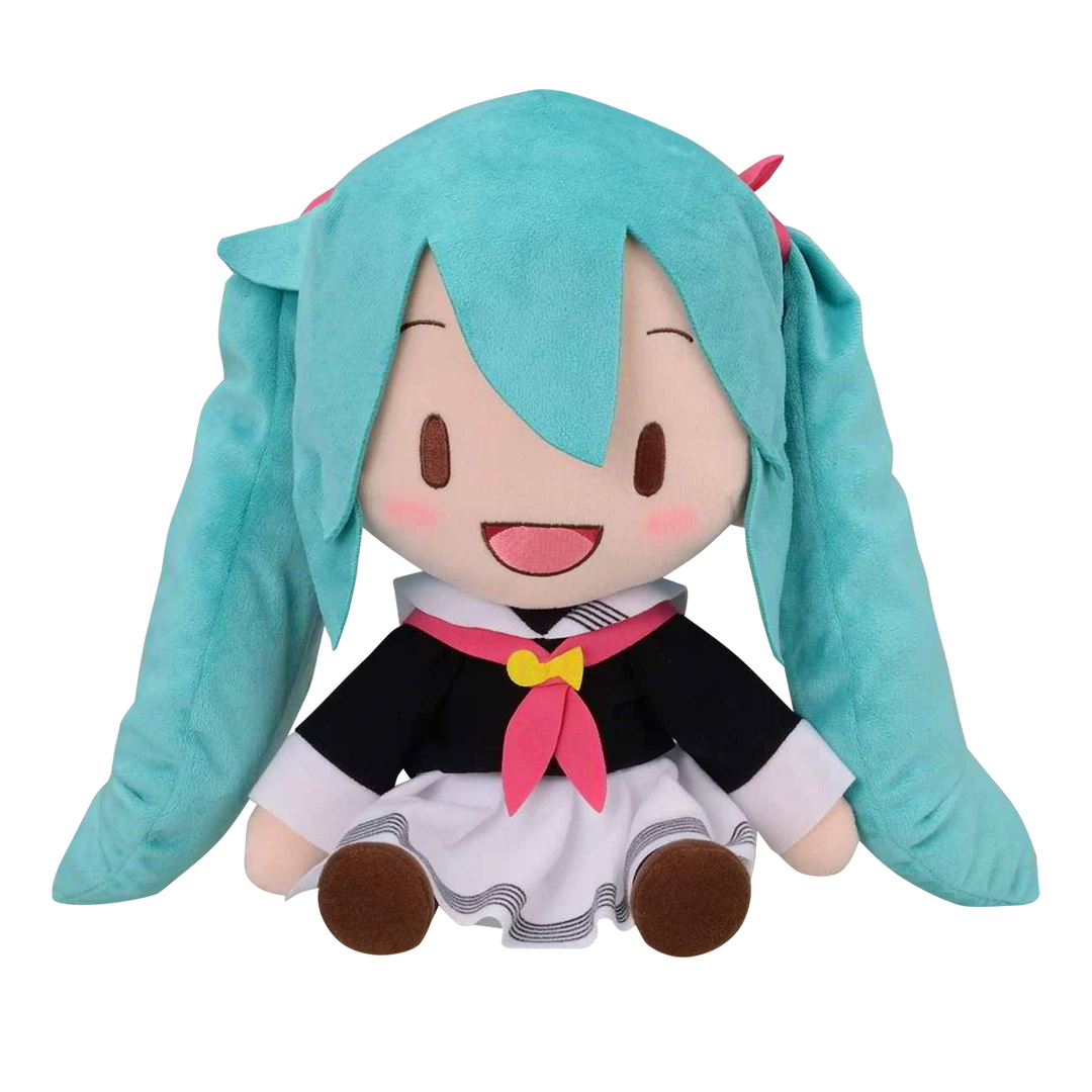 【现货】世嘉 VOCALOID 初音未来 制服fufu LL毛绒玩偶哔哩独家再版