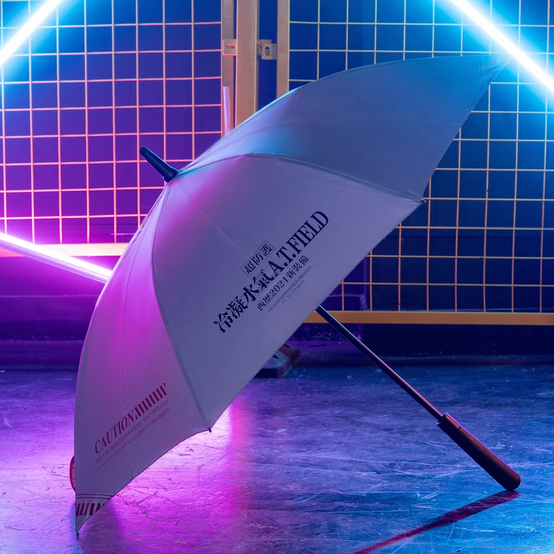 【现货包邮】bilibili新世纪福音战士eva雨伞联名超防护变色反光