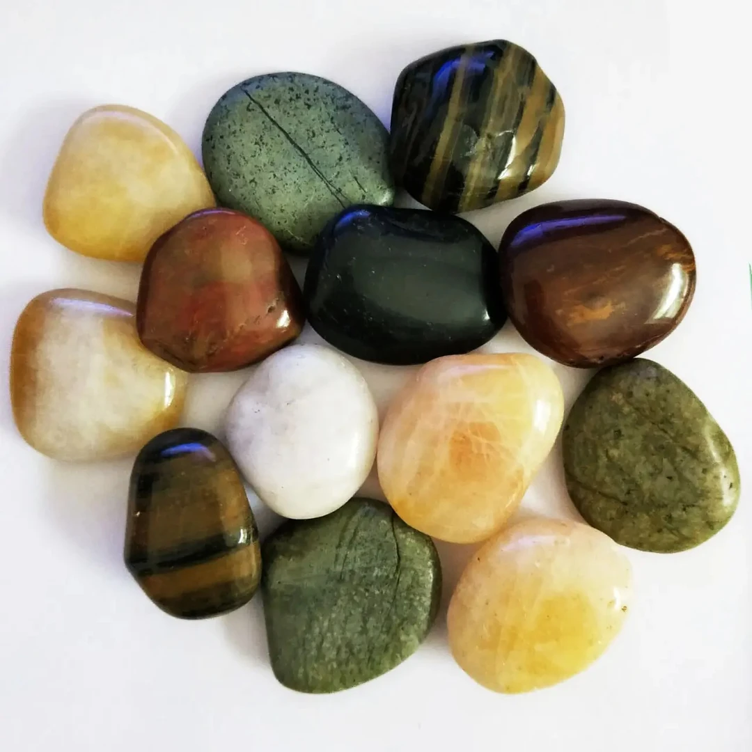 新疆五彩石盆景石(直播间所拍为准）