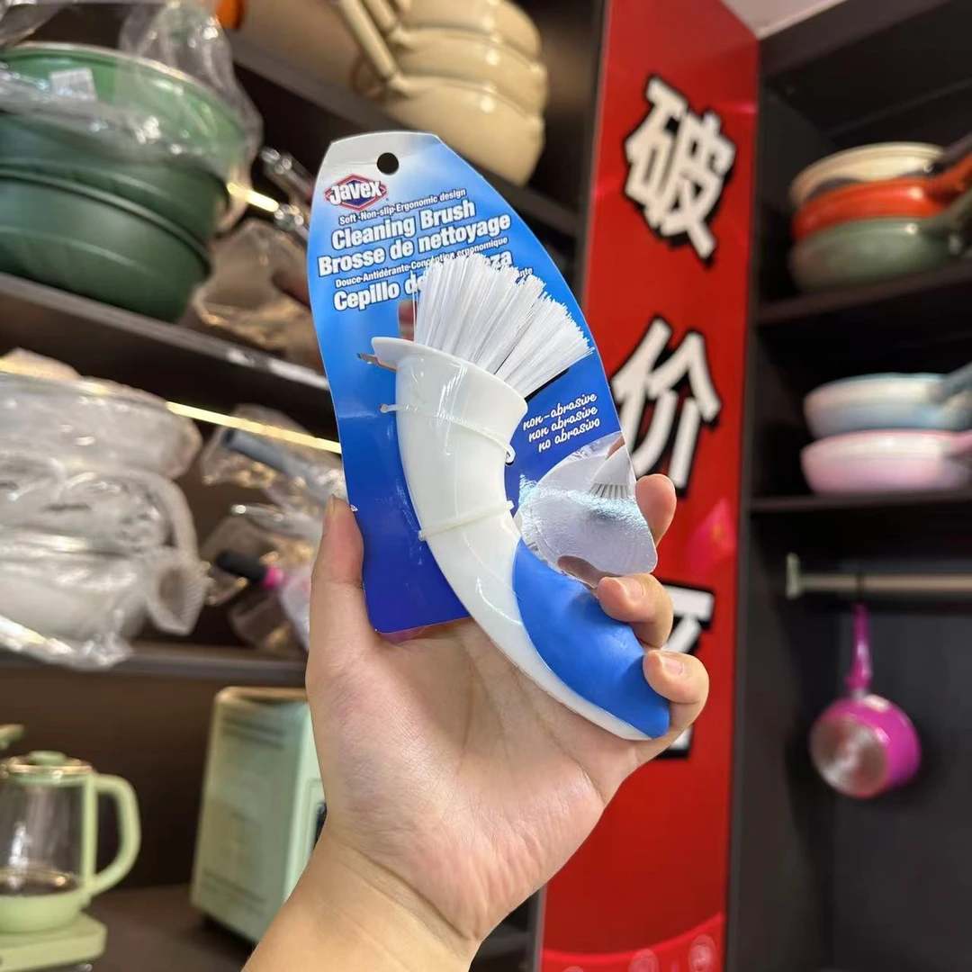 1175 手柄洗锅刷家用刷子 厨房水槽灶台去油污清洁刷洗碗刷 MX-NH