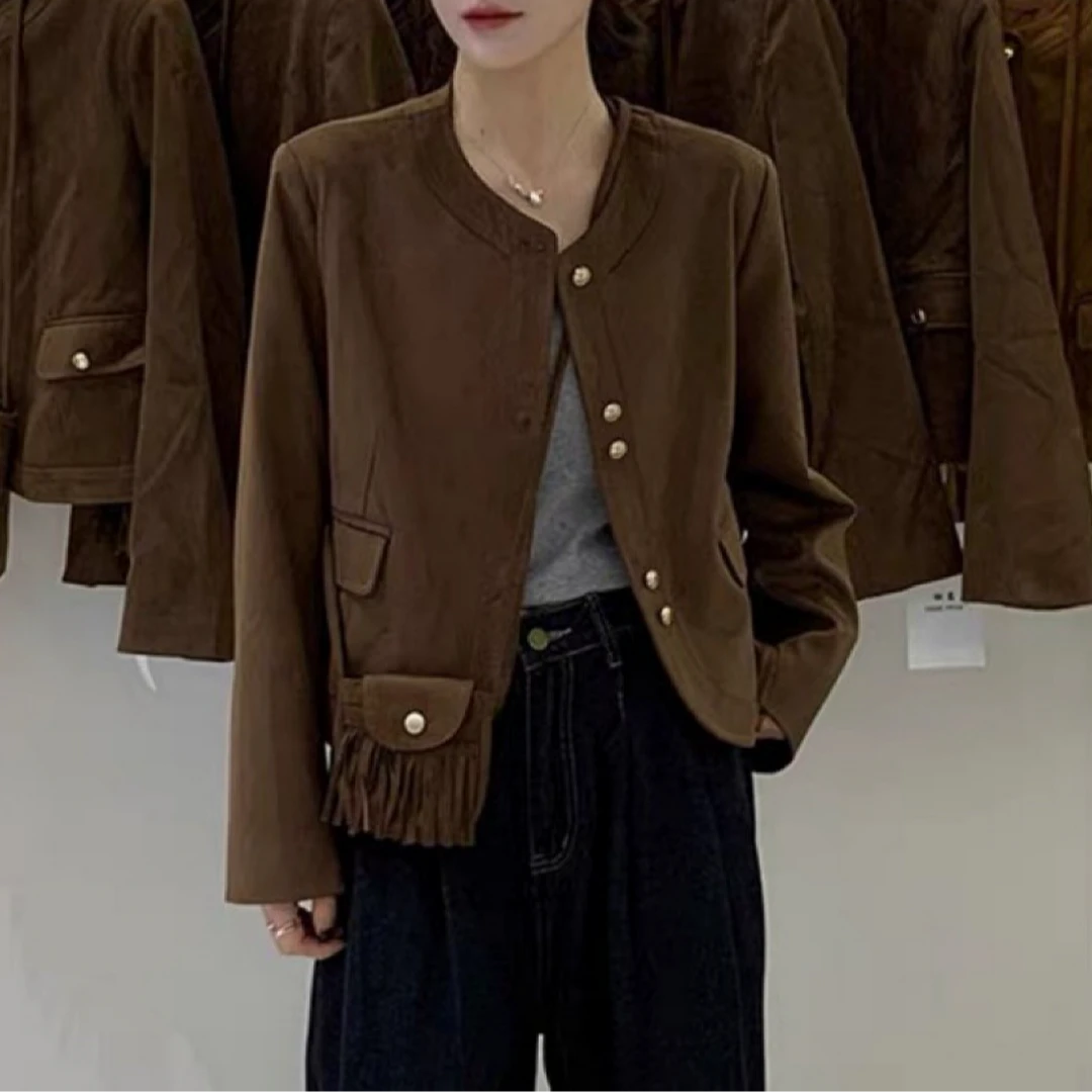 8923 韩版气质减龄小众设计感上衣（衣长52）