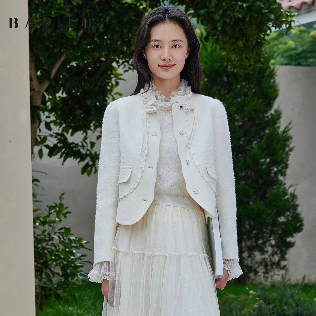 【恩朗严选】冬季新款短外套88D8037（颜色不同面料）