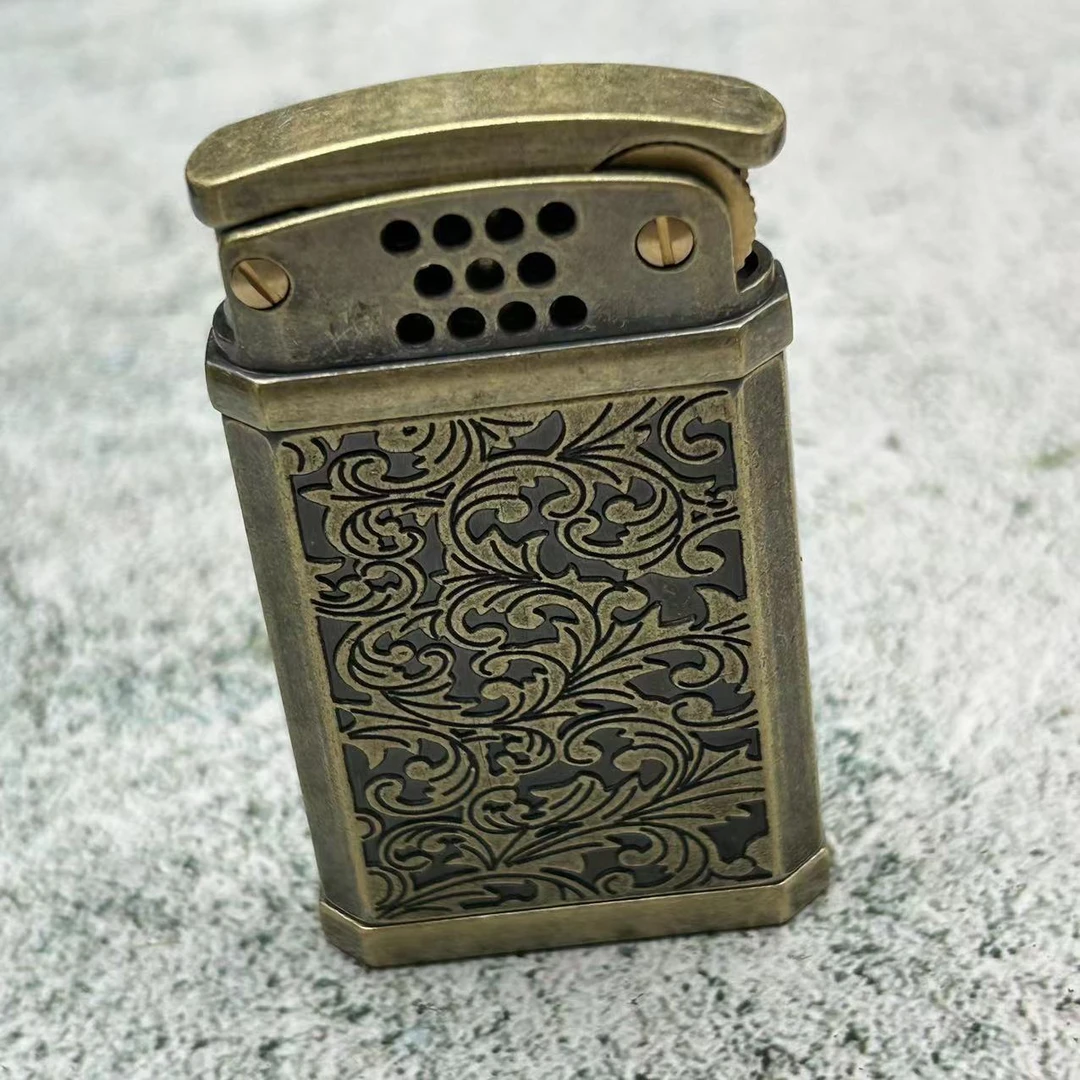 正南865藤草花煤油打火机