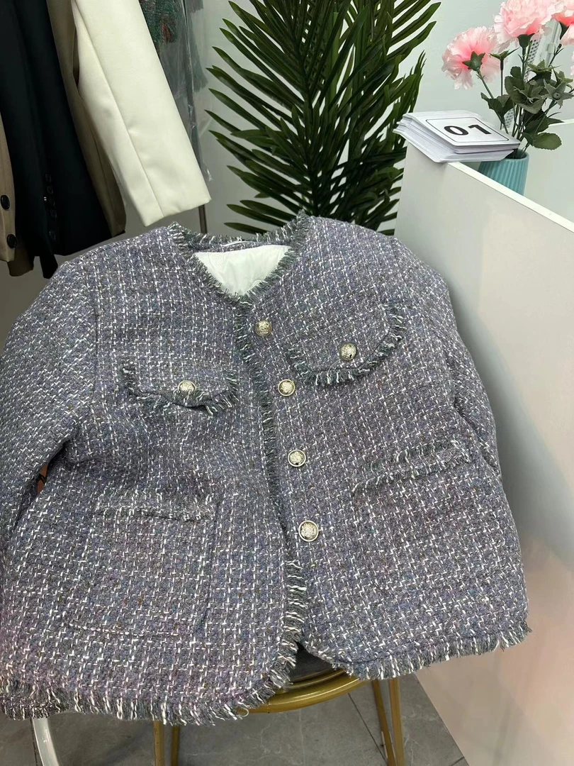 小香风时尚轻奢气质冬季修身外套