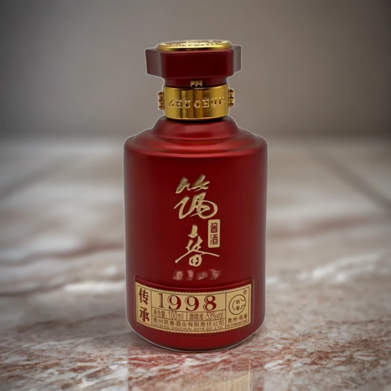 筑春筑春传承1998酒100毫升酱香型白酒 53度53%Vol