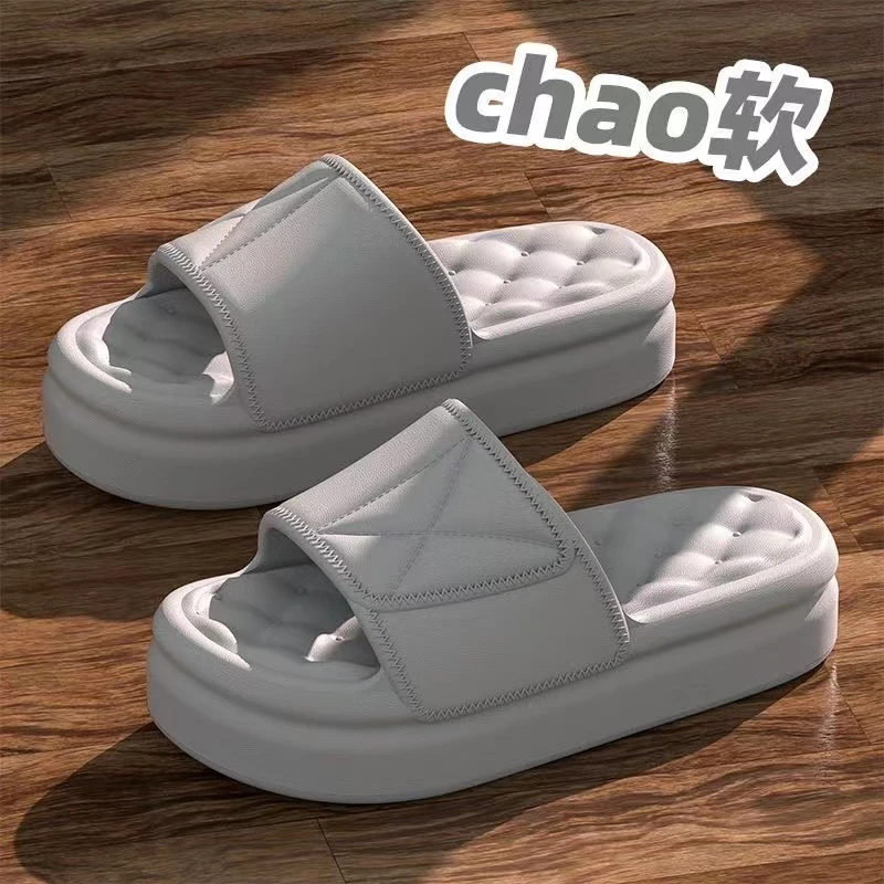 春夏拖鞋男士凉拖防滑耐磨EVA厚底高弹居家女2024新款男士外穿