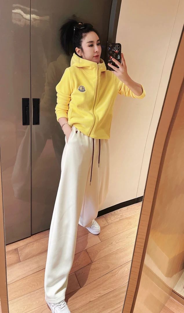 哝NONG-2024年百大红人上新加厚连帽字母刺绣上衣MS-y01392180