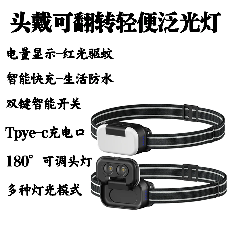 【福利】头灯强光超亮充电头戴式维修照明灯钓鱼