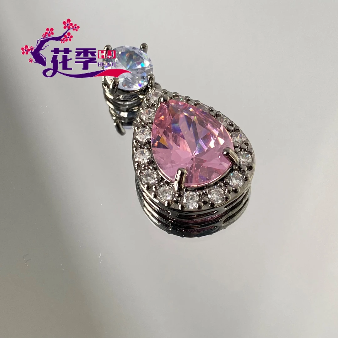 【花季】 原创高级玫红强荧光吊坠ML75