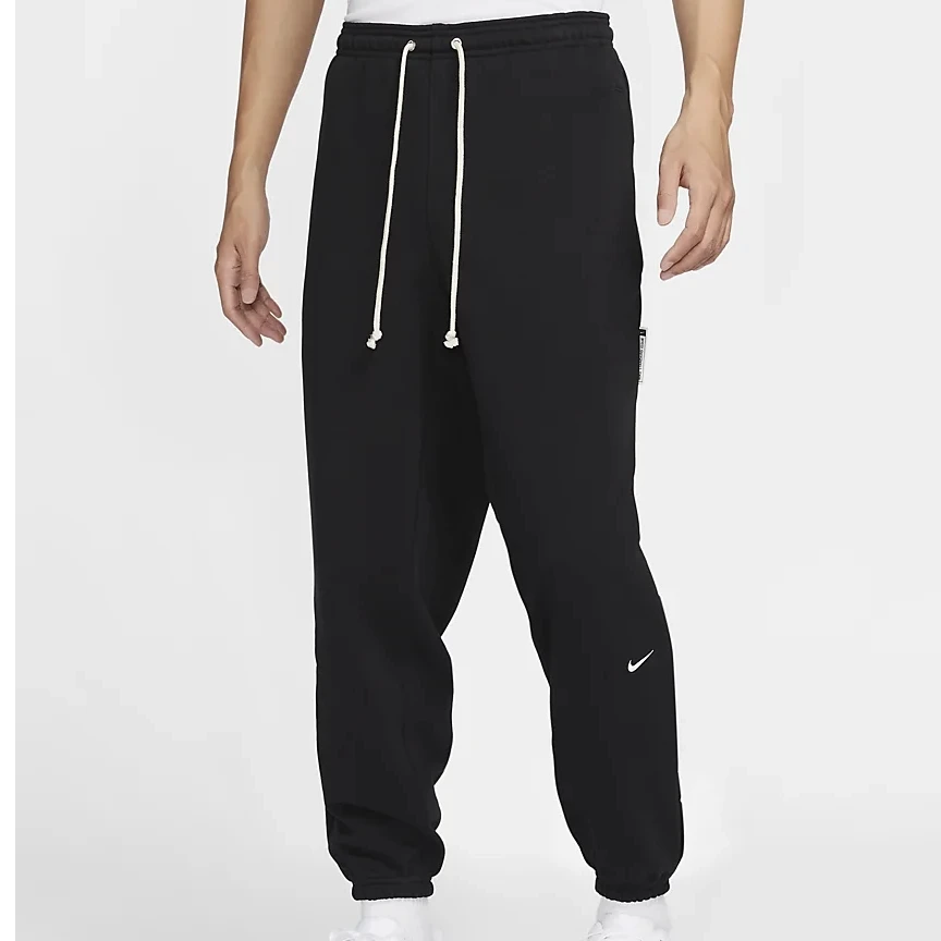 NIKE/耐克Dri-FIT男子宽松秋季新款抽绳休闲黑色长裤FZ0225010