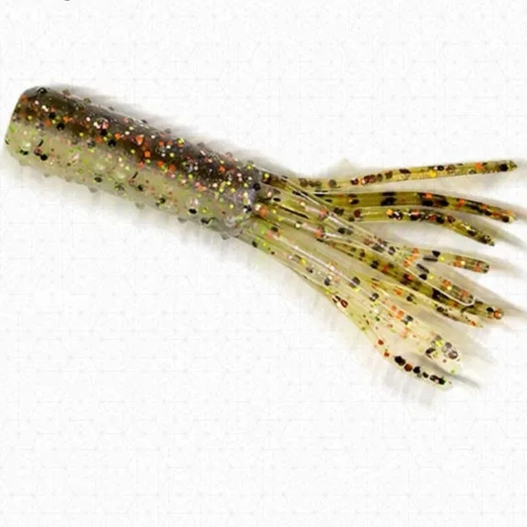 BSB路亚水母软饵管型虫路亚软饵水母菜头多足虫内德ned钓组黑坑