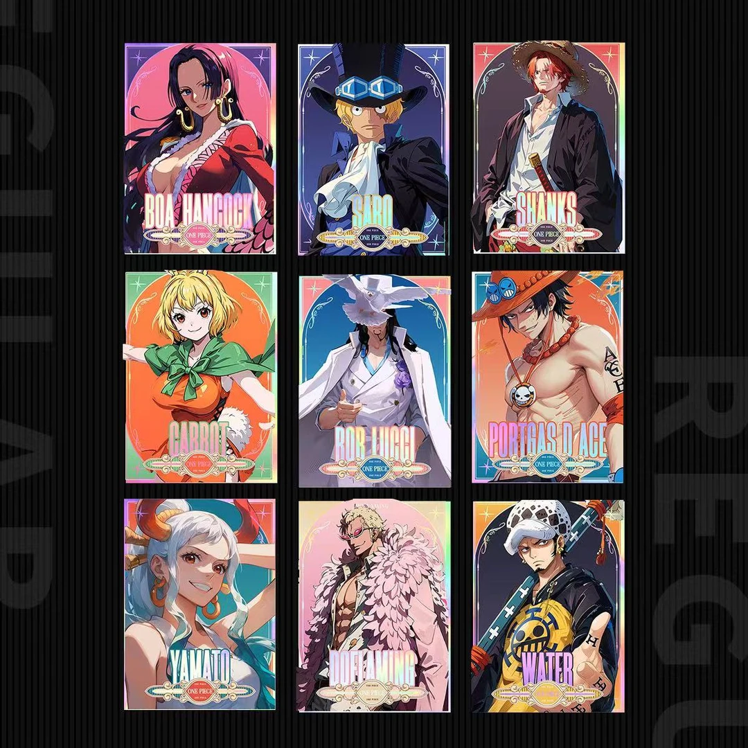 【强娶大转盘】海贼王镭射双夹层亚克力透卡收藏盲盒（默认代拆）