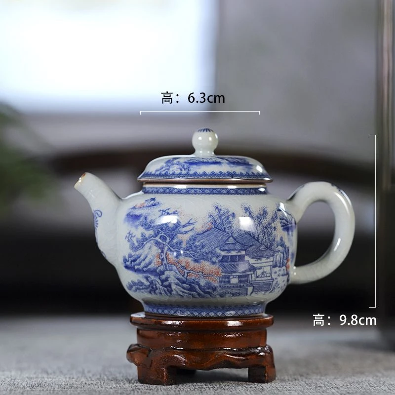 景德镇陶瓷茶壶老陶泥家用江山如此多娇过滤泡茶杯功夫茶具冲茶器