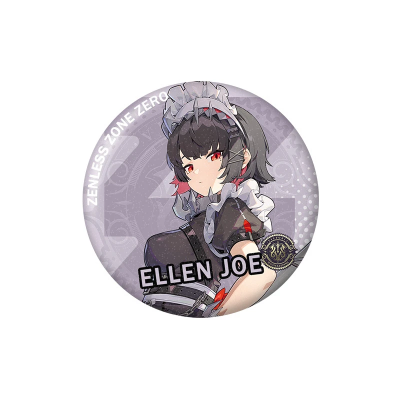 绝区零游戏周边徽章星见雅艾莲朱鸢磨砂镭射角色吧唧动漫挂饰礼品