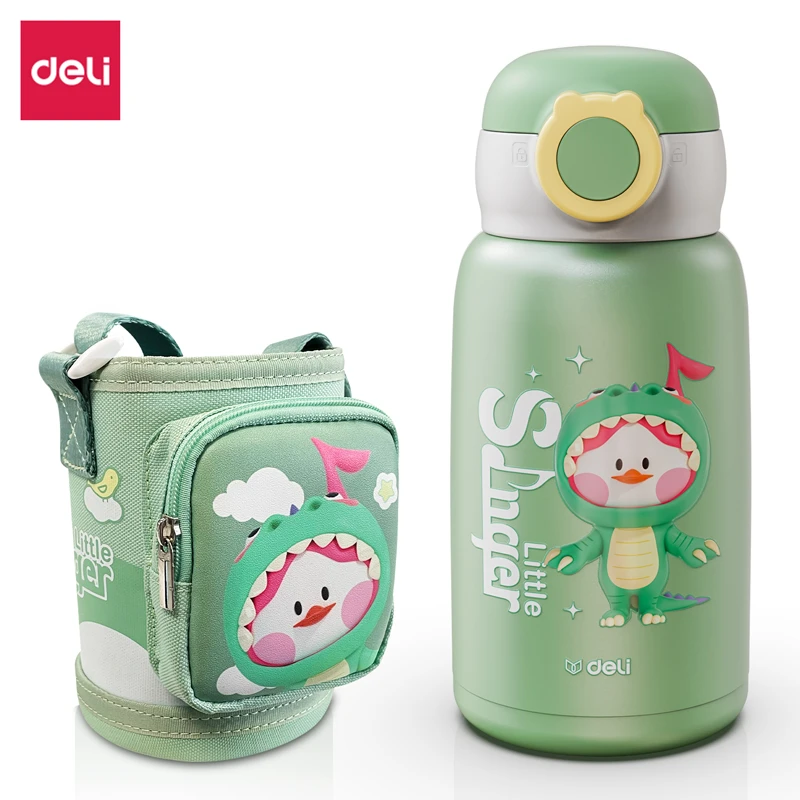 得力保温杯小学初高中大学生用可爱     LL607-SGN