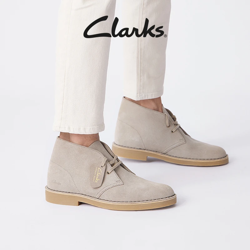 【小水】沙漠靴女士Clarks其乐秋冬新款经典英伦风切尔西靴复古短靴