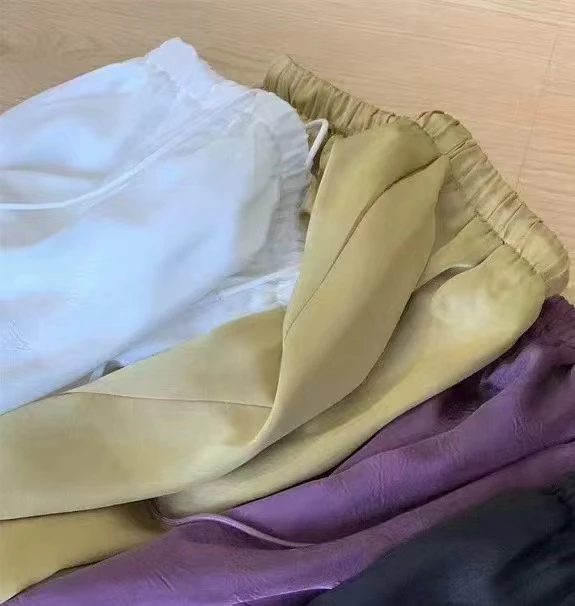 跑量款：韩版醋酸开叉半身裙清货no退换高腰裙子百搭半裙半身长裙