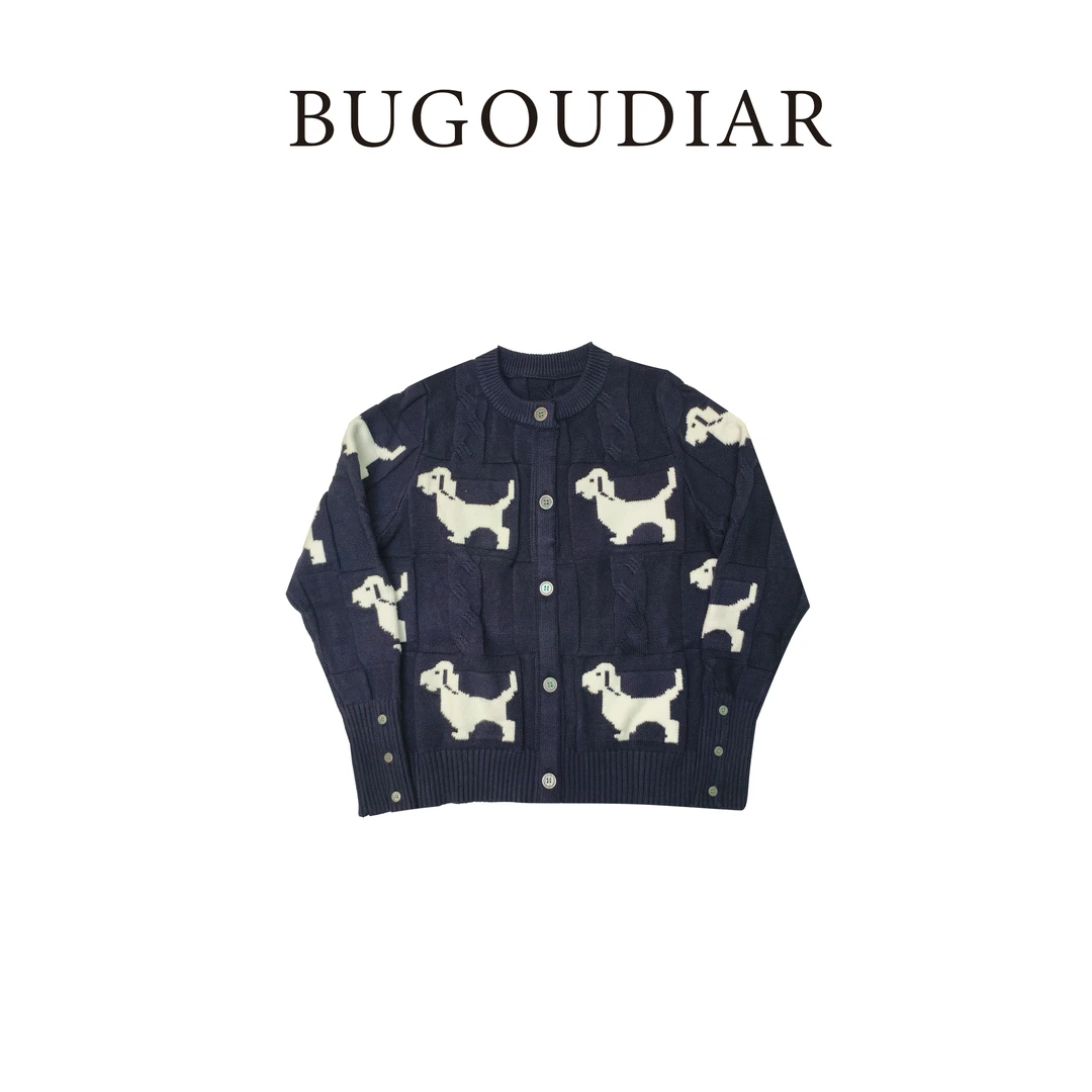 【可爱小狗】百搭毛衣潮流夏季圆领款休闲经典高品质 BU9977