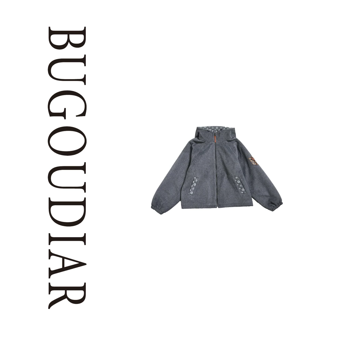 时尚休闲女士双面加厚外套女BU146