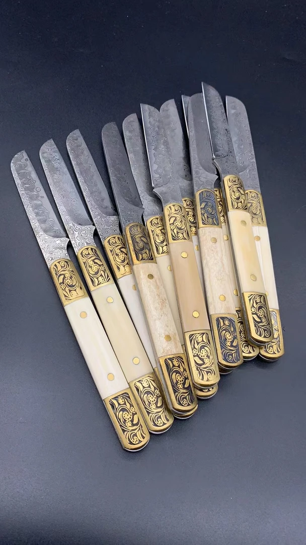 27268精品猛犸雕刻茶刀把件（多样式 发其一）