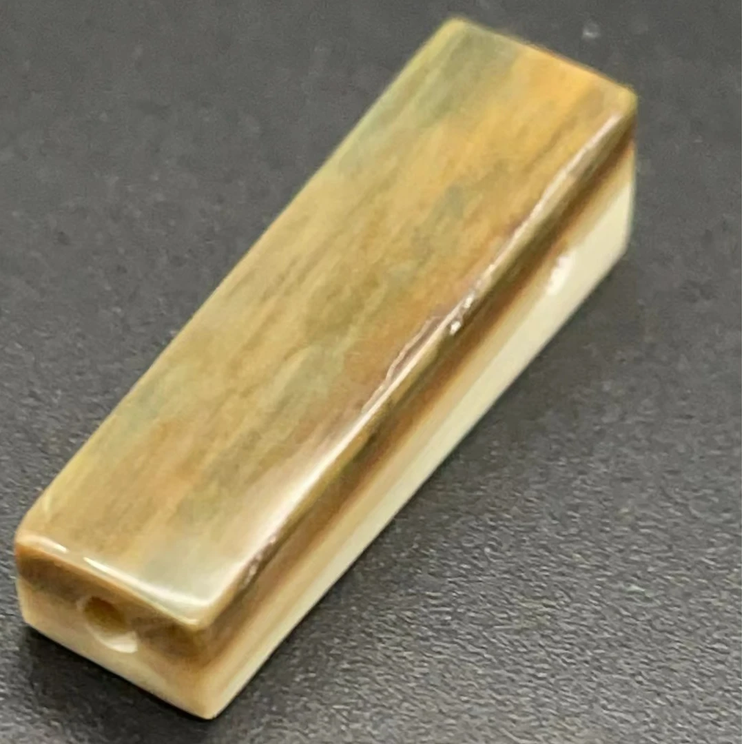 60674精品猛犸牙雕刻D:7 T:7 H:27一字三通配饰