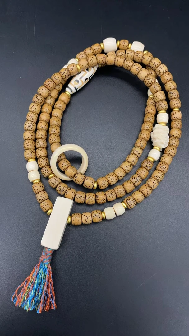 60952精品【星月菩提+猛犸】DIY脖挂