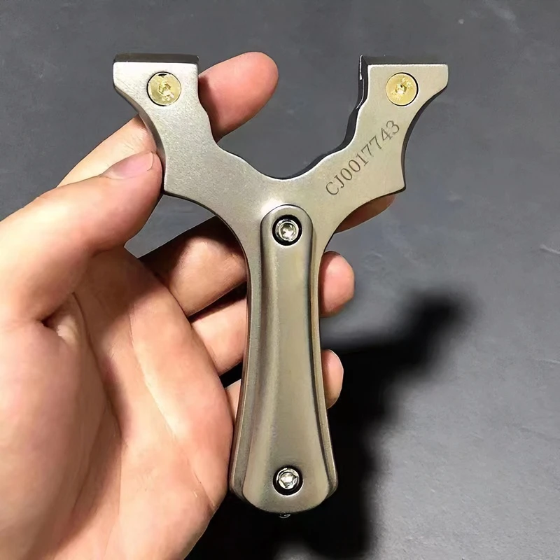 弹弓高精度狙击不锈钢吃鸡一体弹升级款免邦快压扁皮皮筋户外玩具