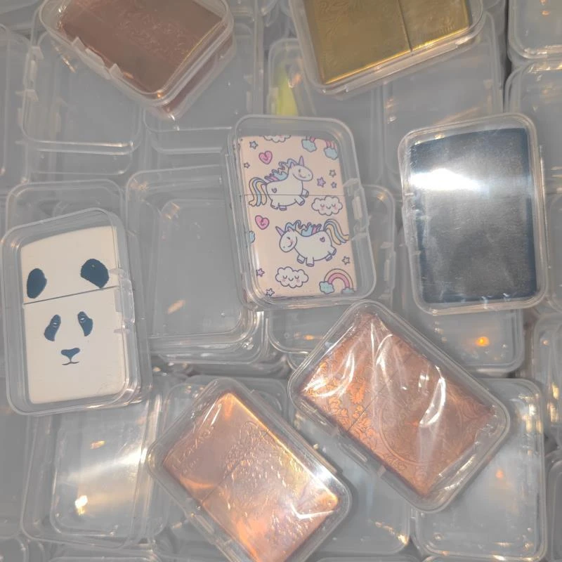 适用Zip打火机收纳盒透明保护盒展示盒定制坏损包赔