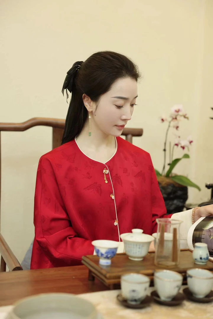 【婉玉】中式国风气质显瘦双面穿上衣外套