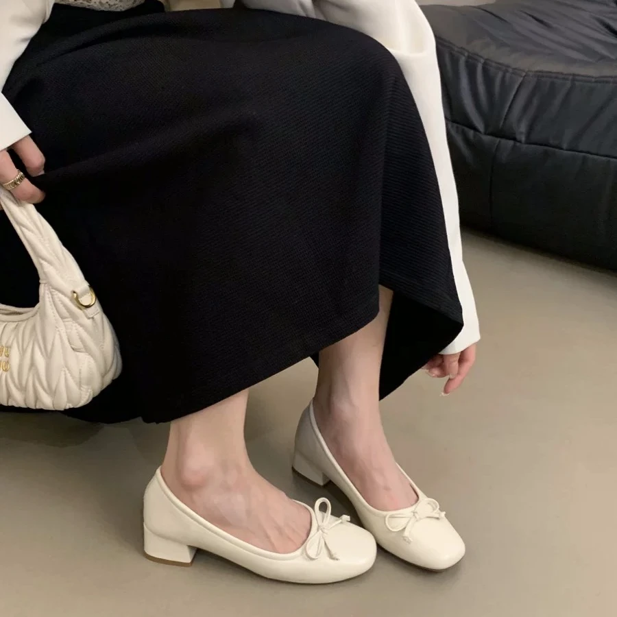 001-200默认微瑕新款高跟鞋圆头方头