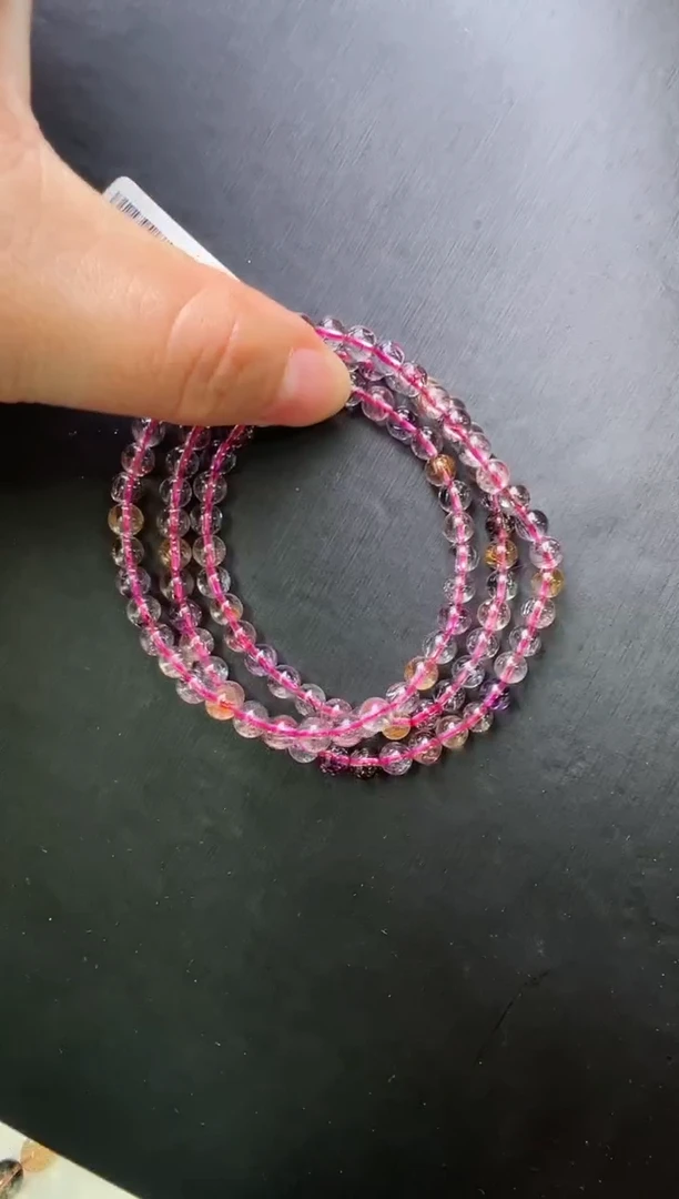 【闪购商品】水晶手串未镶嵌 超七多圈手串5m+JP35916