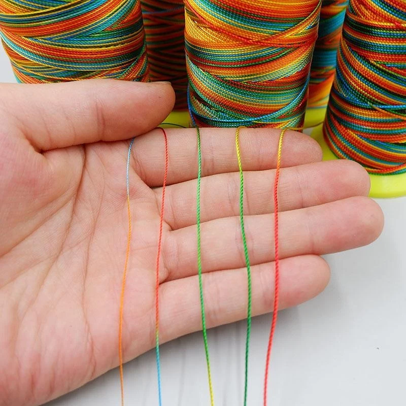 金三鱼端午节五彩线3/6/9/12股五色线塔线diy手工编织五彩绳细线