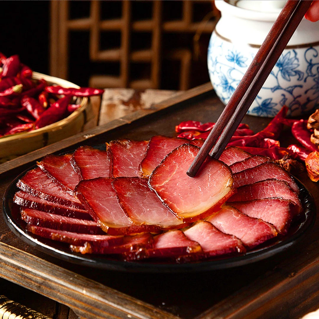风丽表妹烟熏优质农家切片腊肉 免切方便实惠装100g正宗青川特产