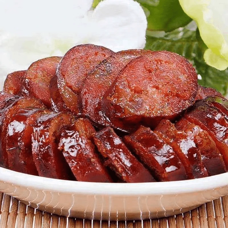 麻辣天然传统香肠恩施特产柏树枝烟熏手工纯肉香肠麻辣香肠新鲜