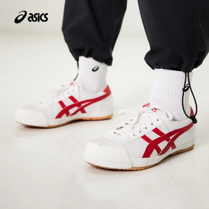 ASICS/亚瑟士复古休闲鞋中性款经典款帆布鞋休闲小白鞋 TSG-110