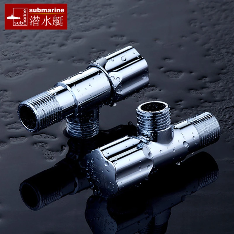 角阀铜冷热水马桶开关4分龙头家用陶瓷阀芯