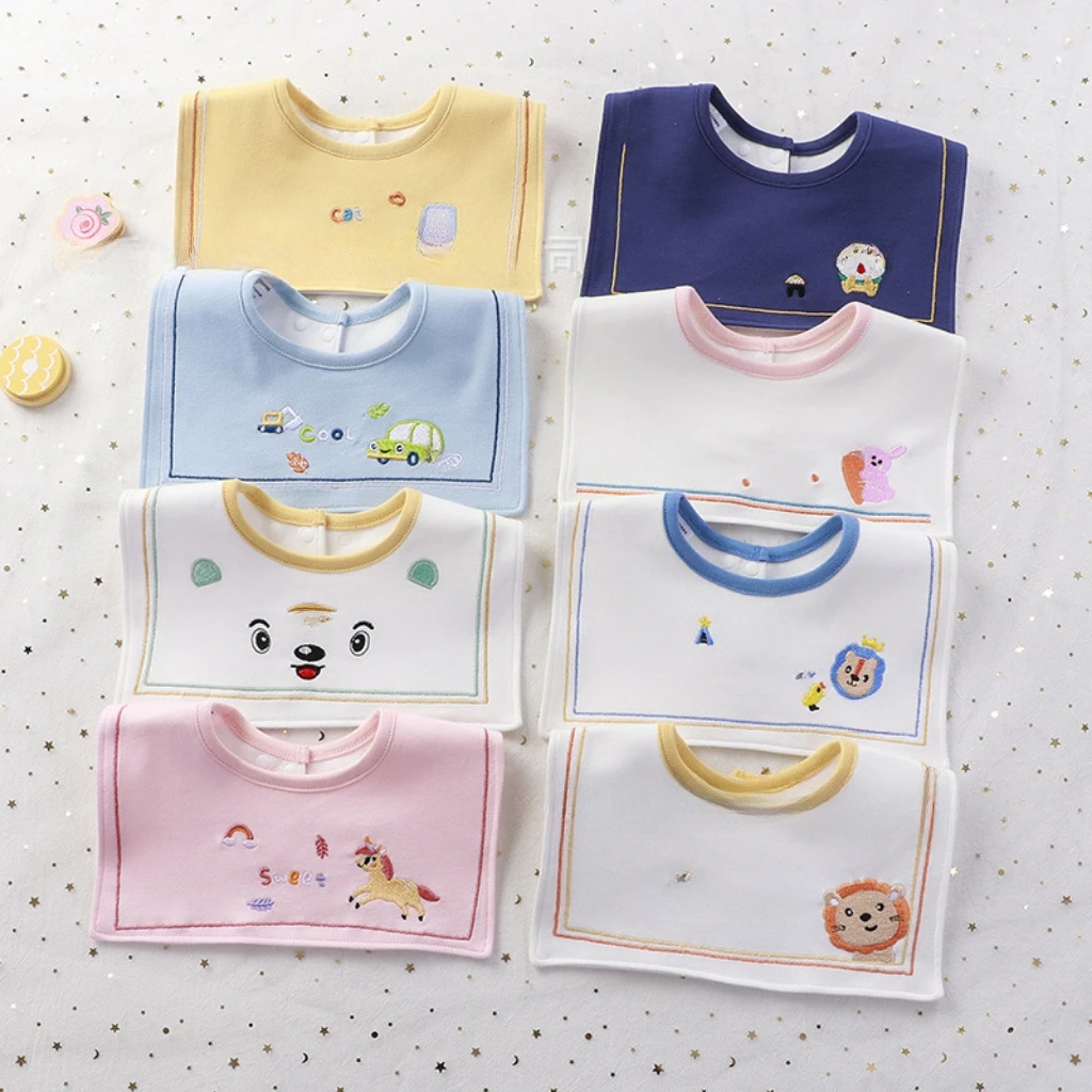 宝宝U型加大防水围兜婴儿口水巾防吐奶新生儿围嘴0-3岁宝宝婴幼