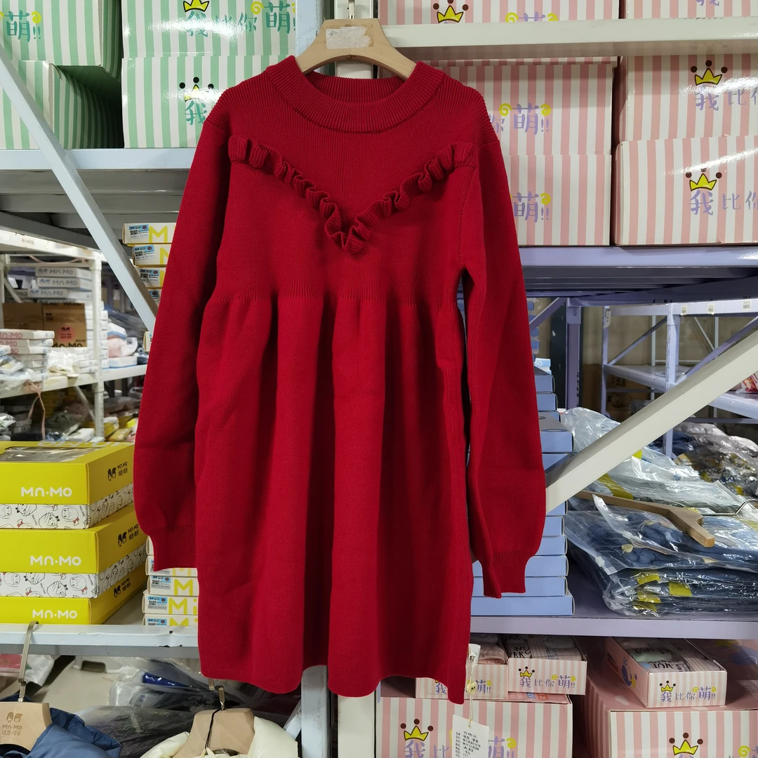 MN   秋冬款圆领毛衣裙  3180